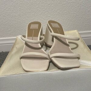 Dolce Vita Ivory Block Heel Sandal US Size 9